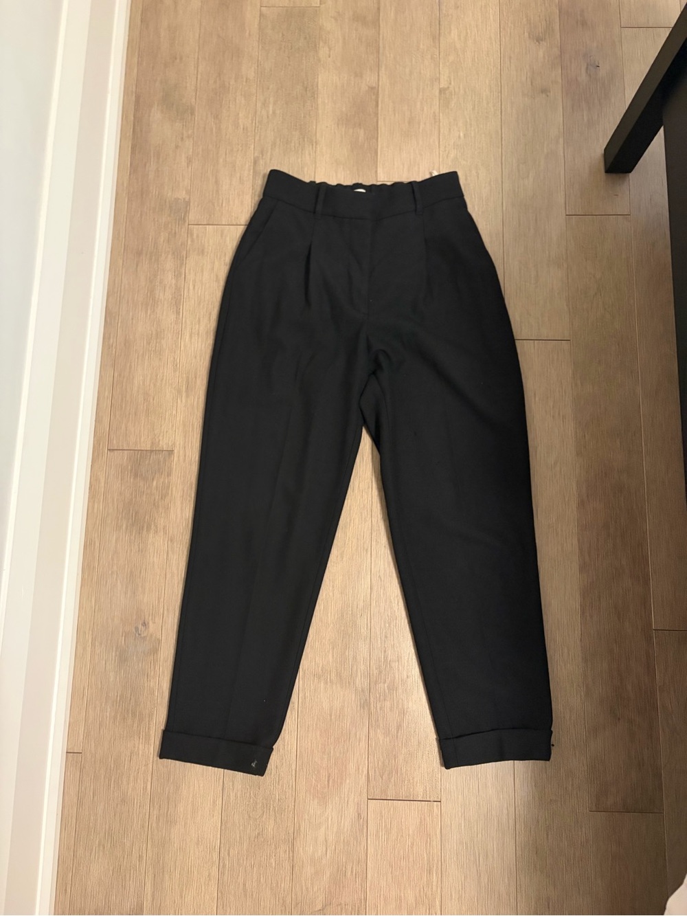 Wilfred Black Tailored High-Waist Trousers